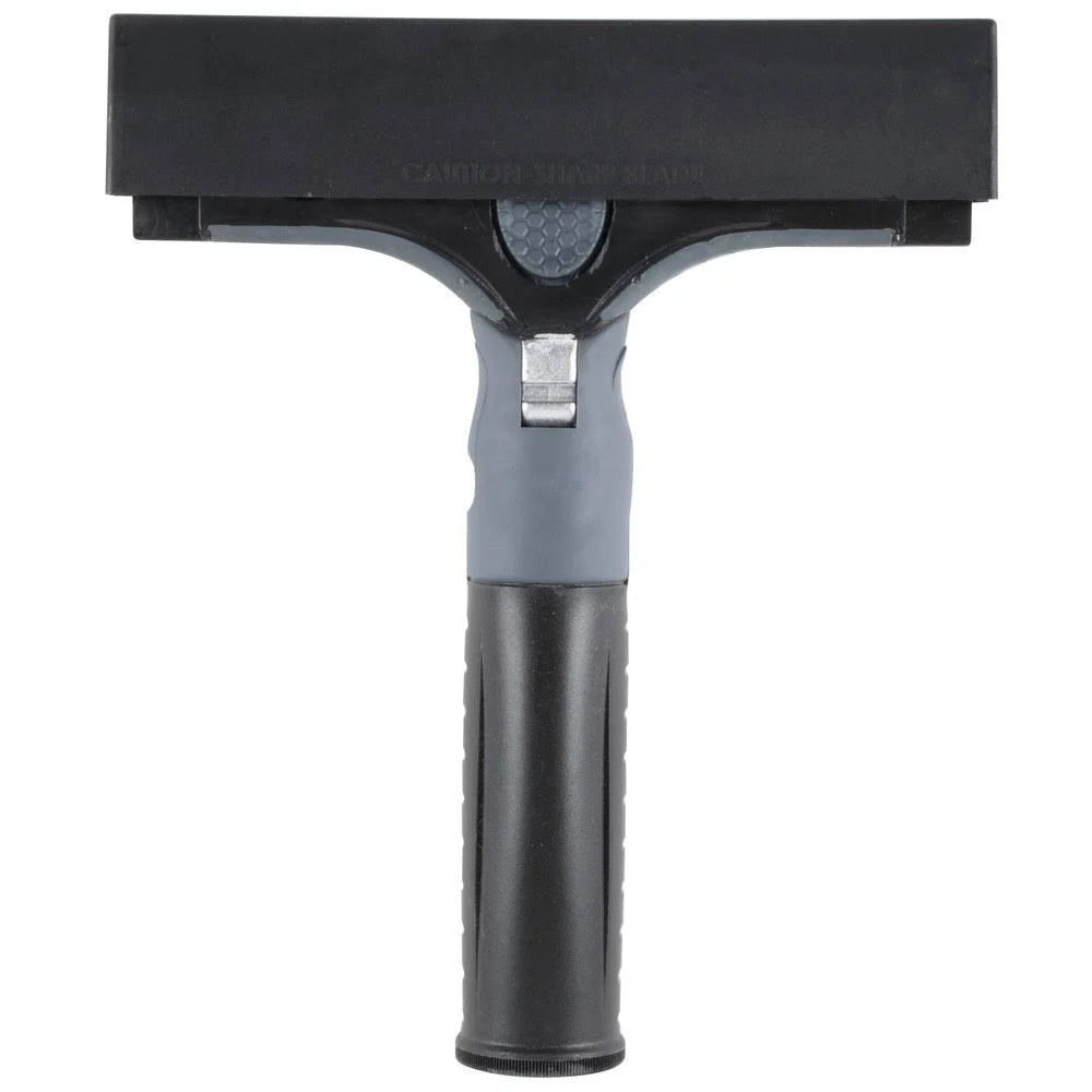 Black 2-in-1 Glass Scraper with Blade U3733