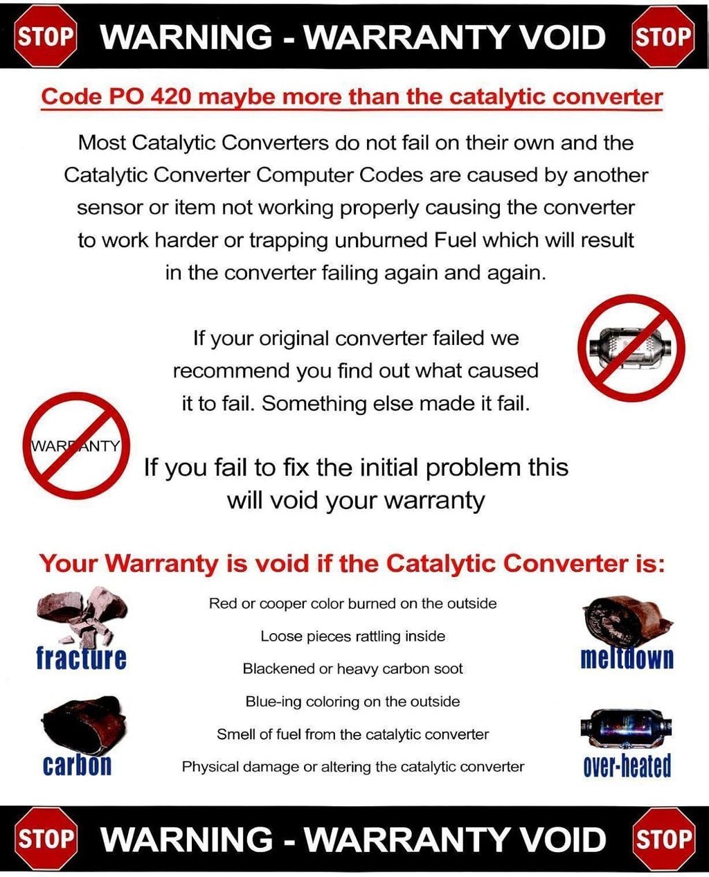 Catalytic Converter with Gaskets A8274