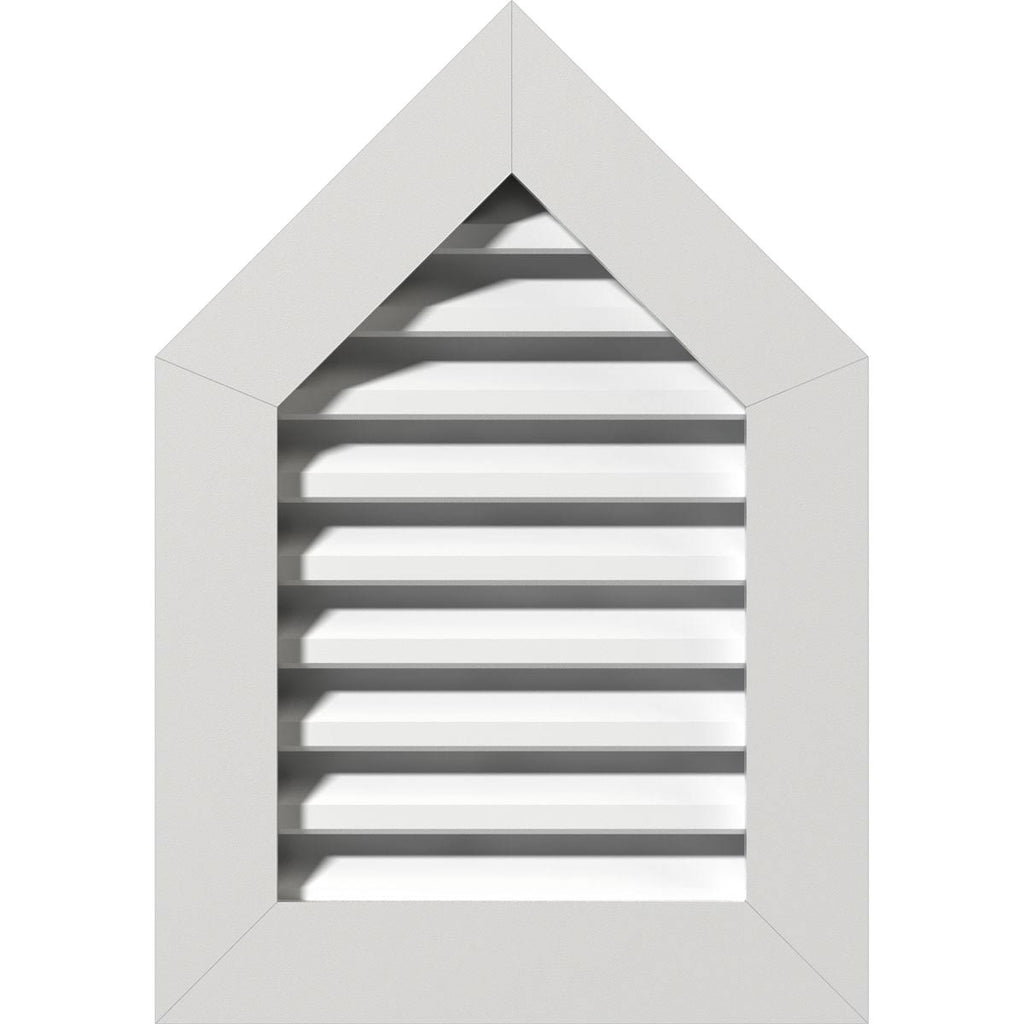 PVC Peaked Top Gable Vent P78752