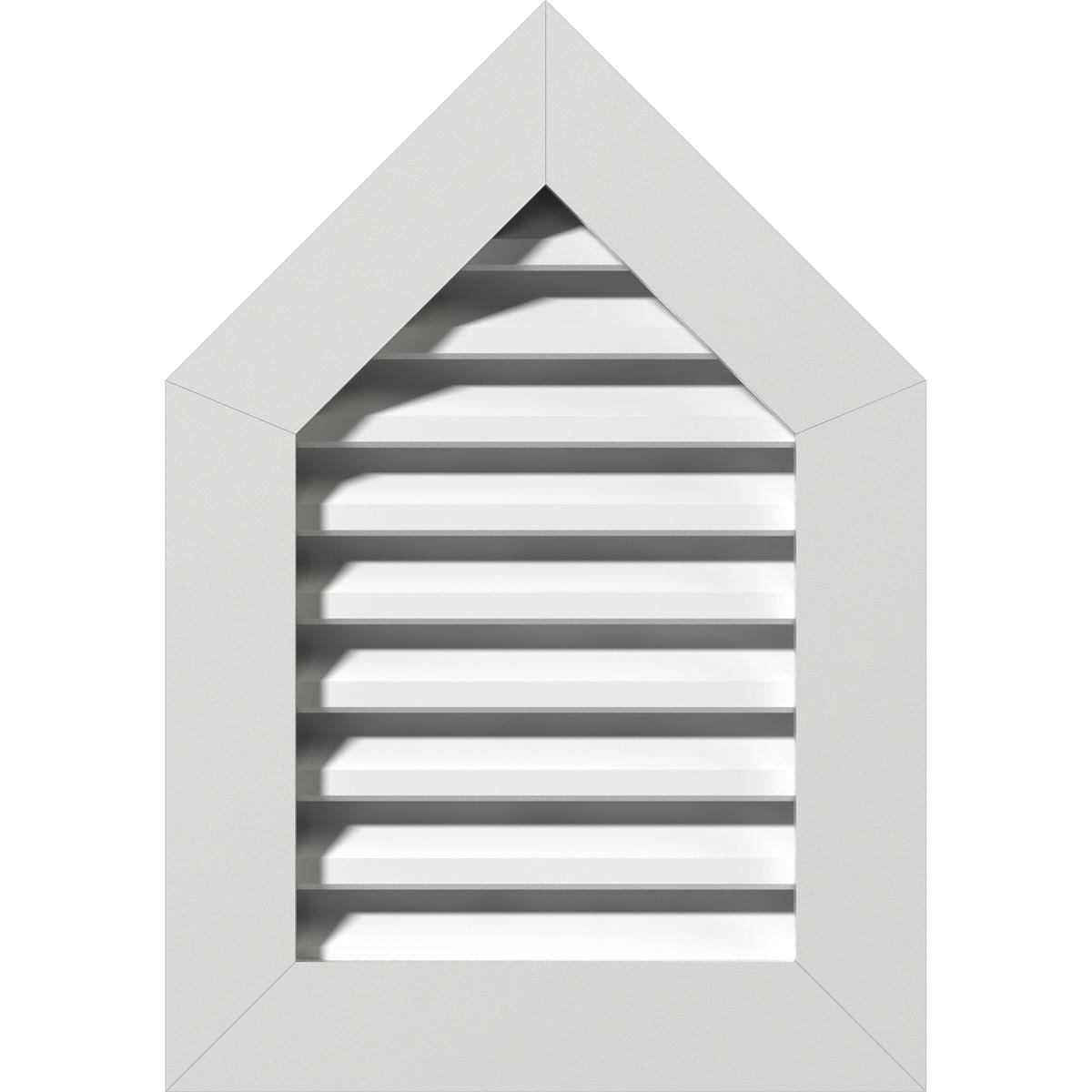 PVC Peaked Top Gable Vent P78752