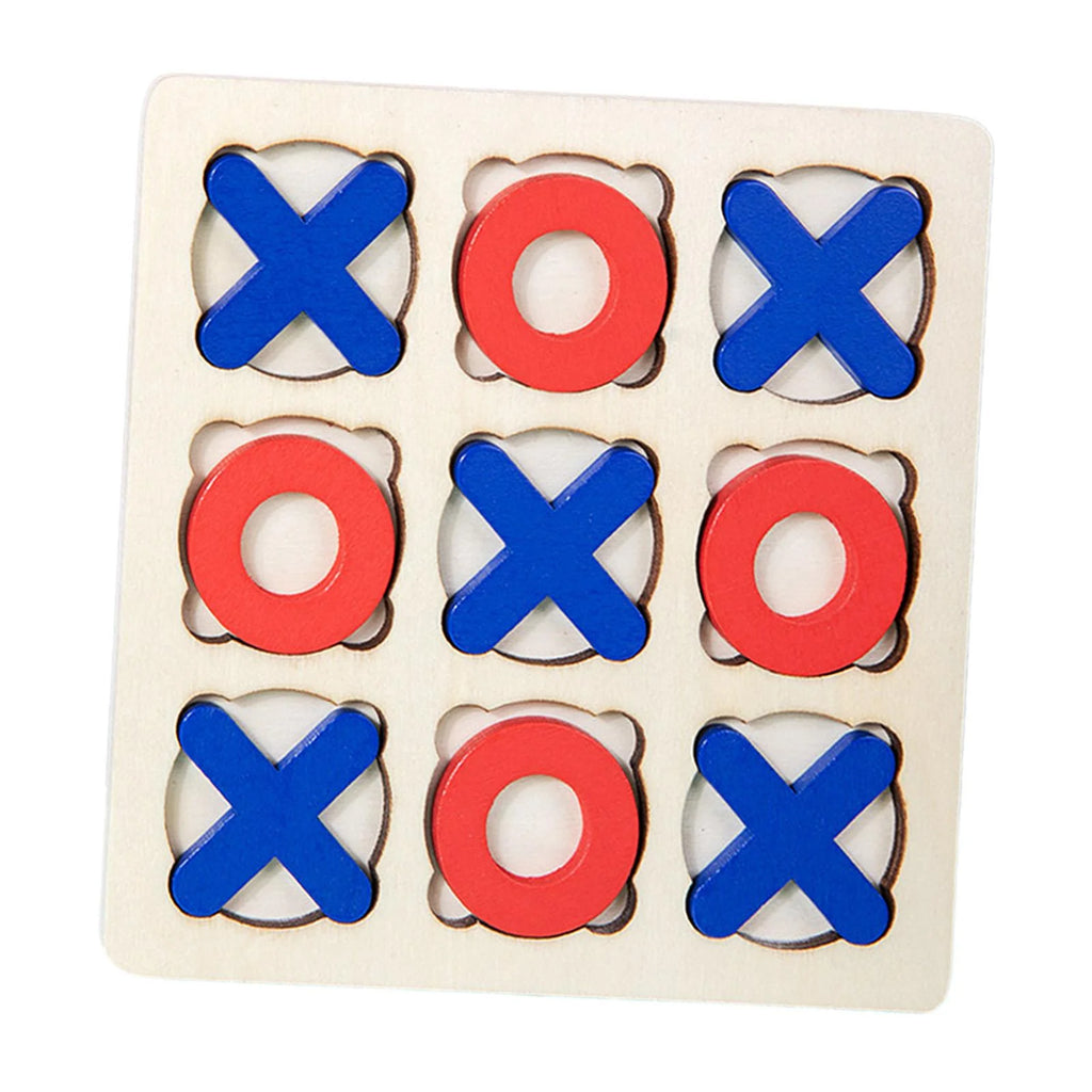 Wooden Tic Tac Toe Board Game T7980