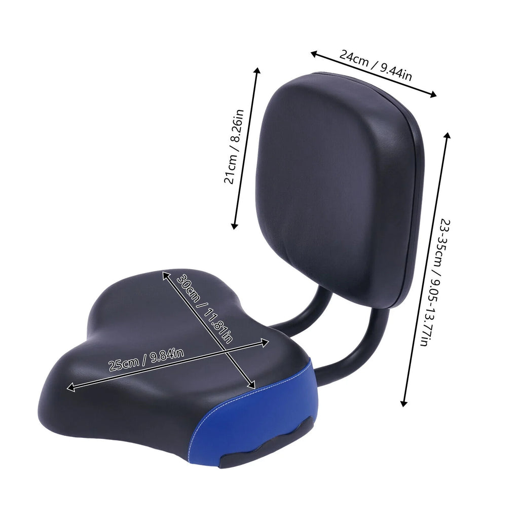 Saddle Seat Pad with Back Rest for Mountain E-Bike D883565