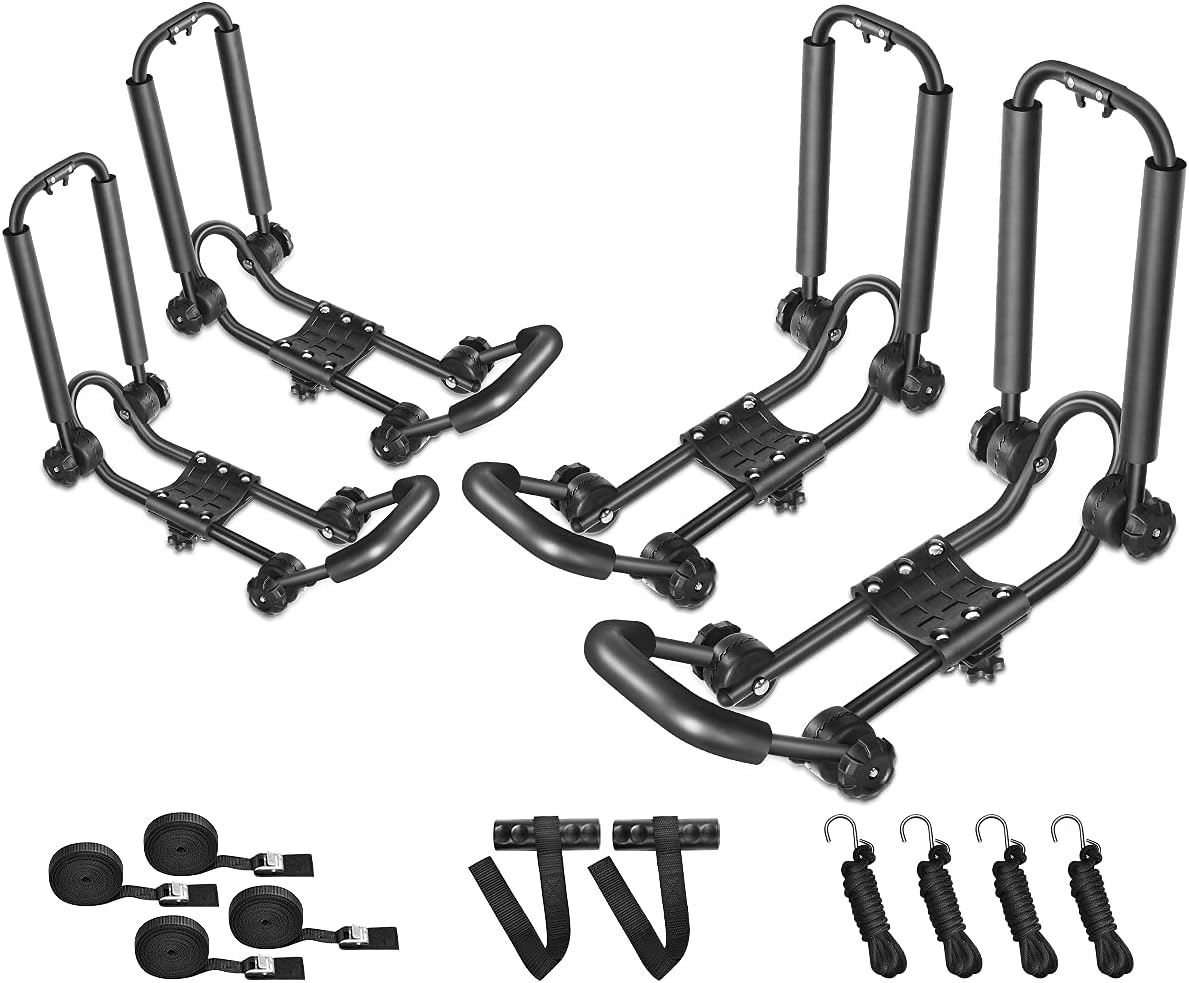 One Pair Fold Down J Bar Kayak Rack Pack of 2 W602