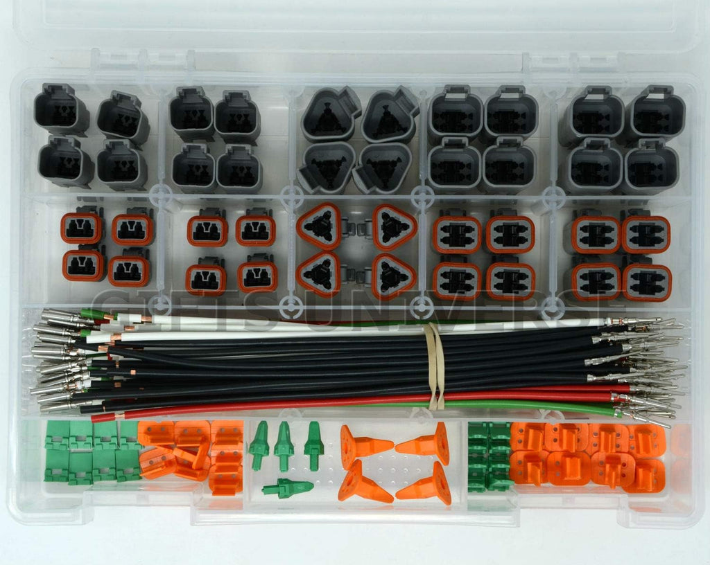 200 PCS 14AWG GPT Wires 8in Connector Pigtail Kit D6641