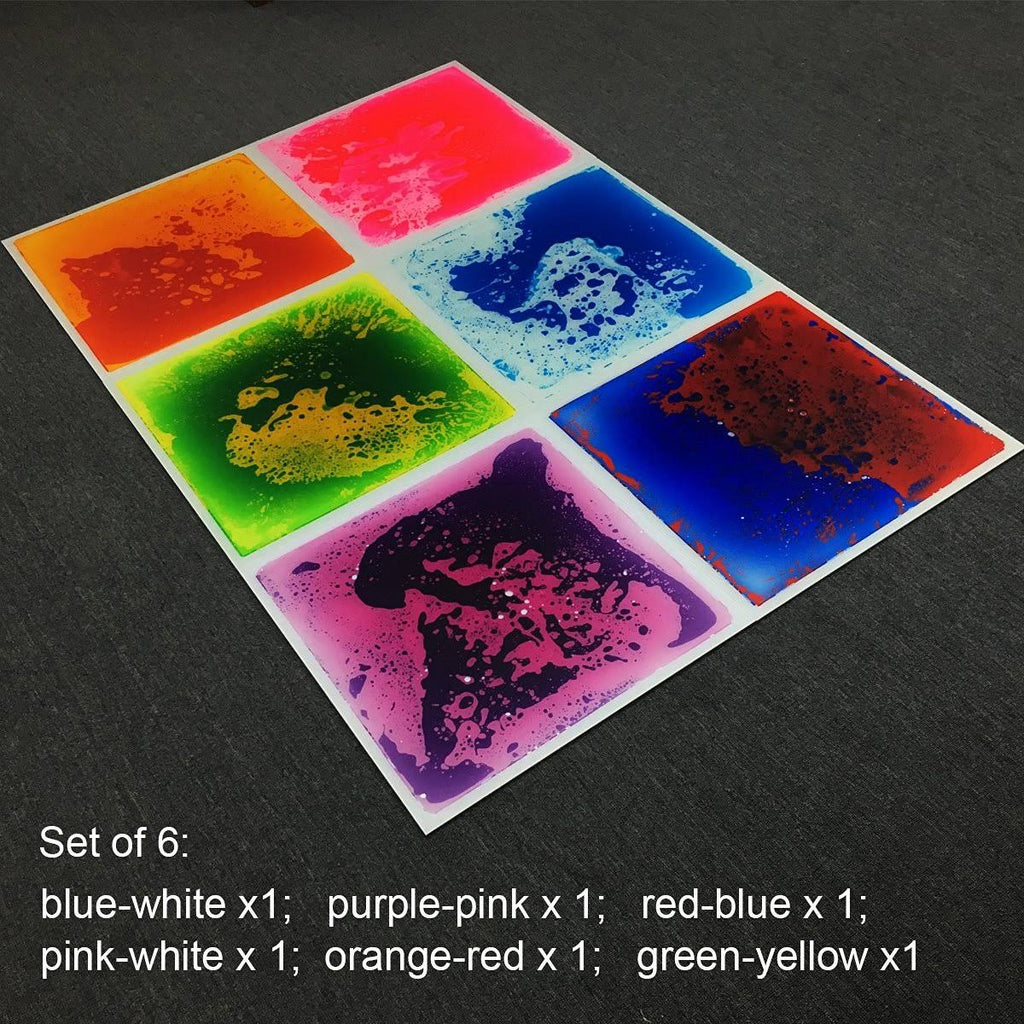 Multi-Color Exercise Mat Set of 6 B68939