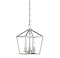 3 Light Foyer Polished Nickel Finish K810