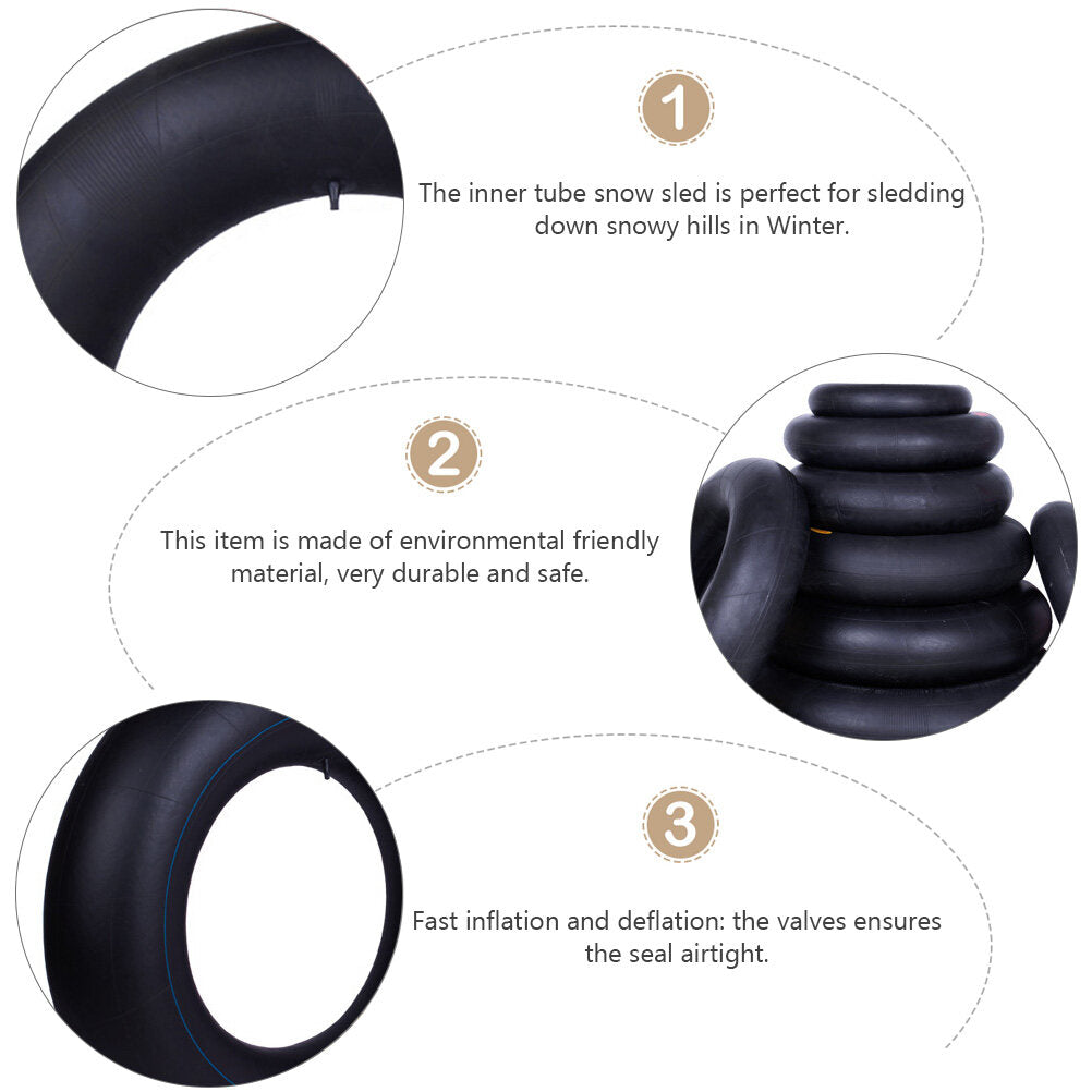 2 Count Inflatable Water Float Sled Butyl Rubber L98153