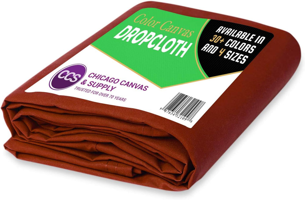 Gold Cotton Canvas Drop Cloth 6 by 10 Feet Pack of 2 W185