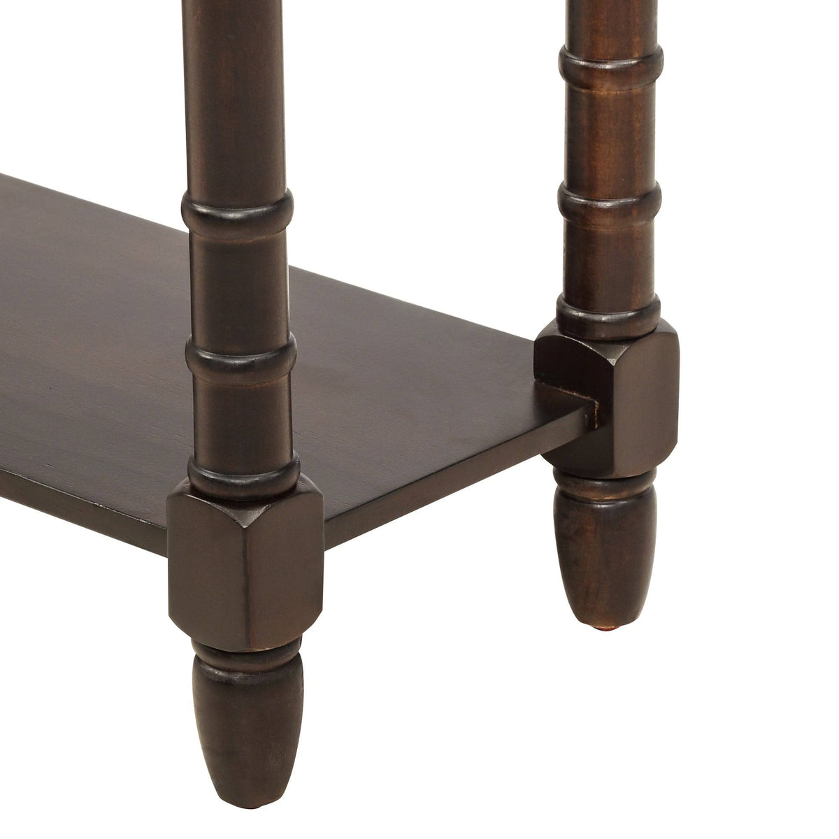 Old Pine 2-Drawer Console Table with Bottom Shelf B9869