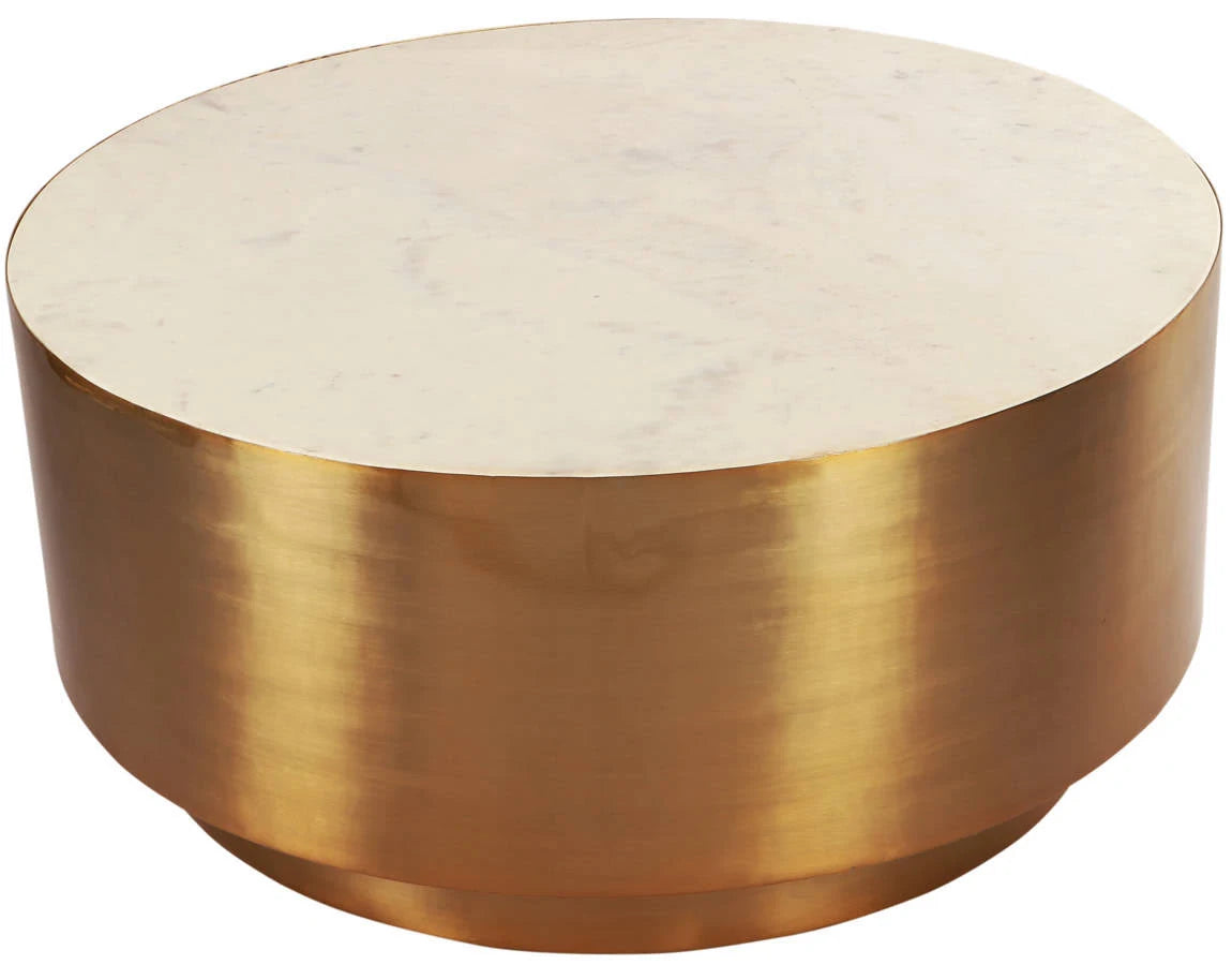 Brushed Gold Metal Coffee Table P16695