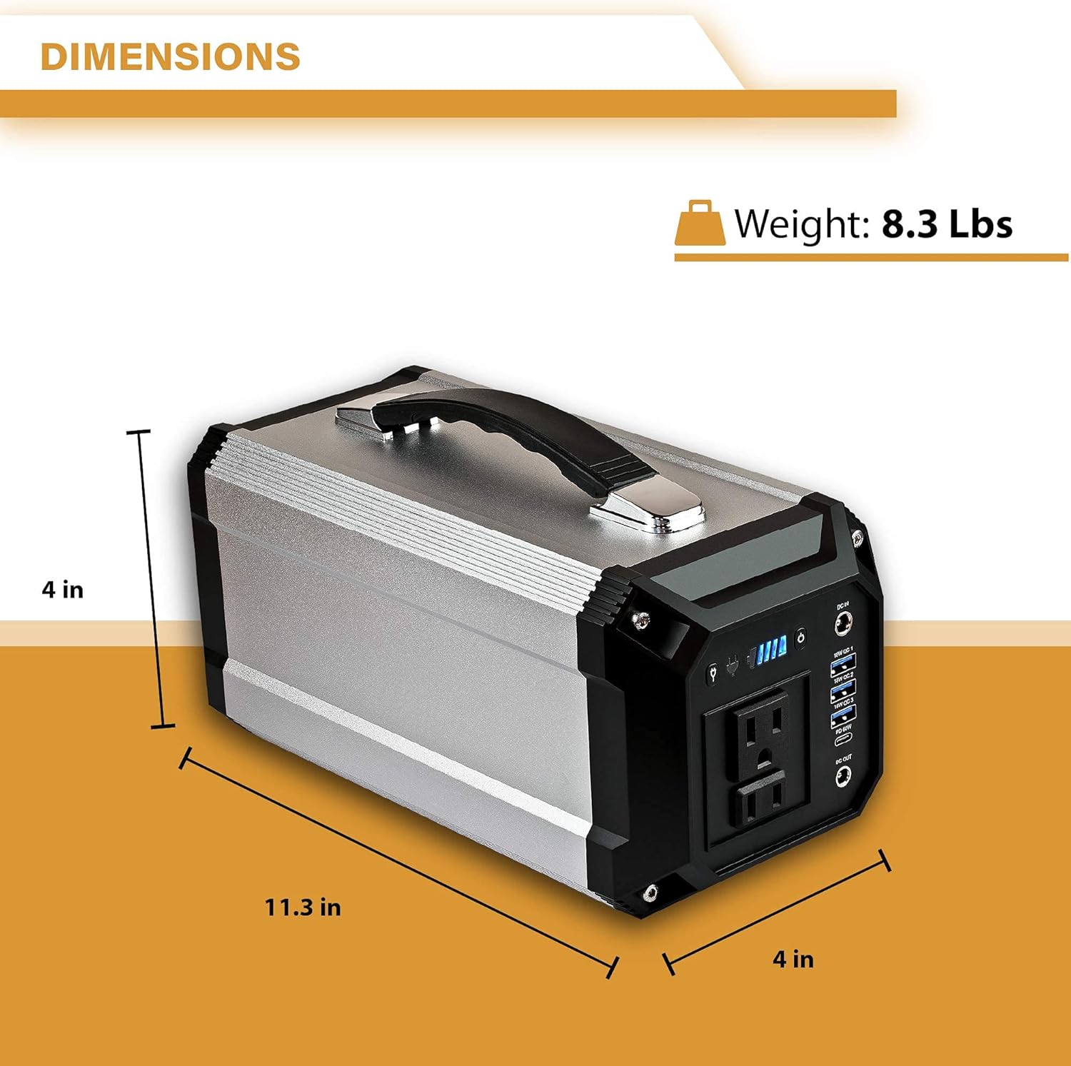 333Wh Lithium Portable Power Station with 300W AC Output S345201