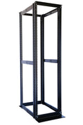 42U 4 Post Open Frame Server Rack Enclosure 19x22 Adjustable Depth with One Shelf M9821