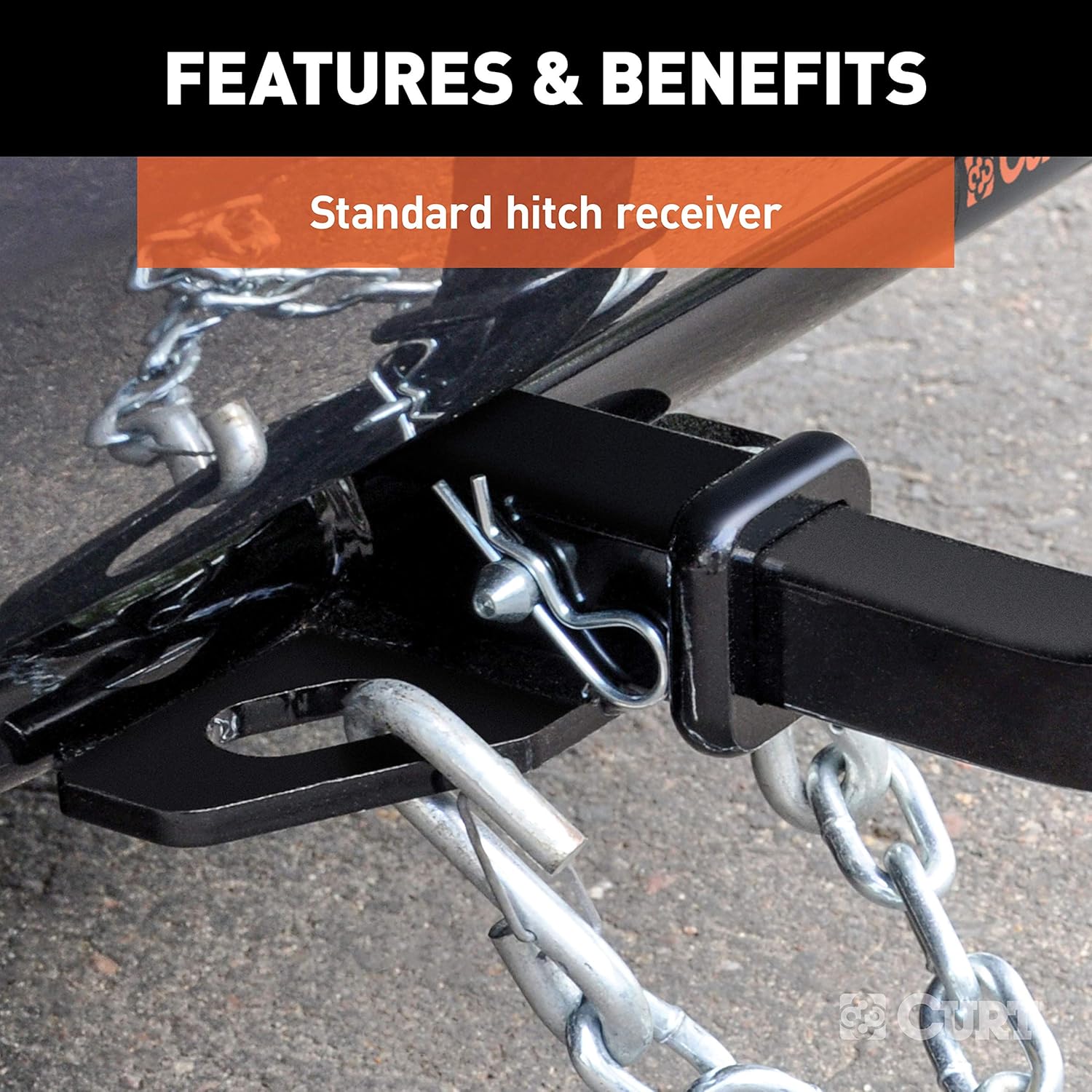 Class 1 Trailer Hitch with Ball Mount, 1-1/4-Inch Receiver W192