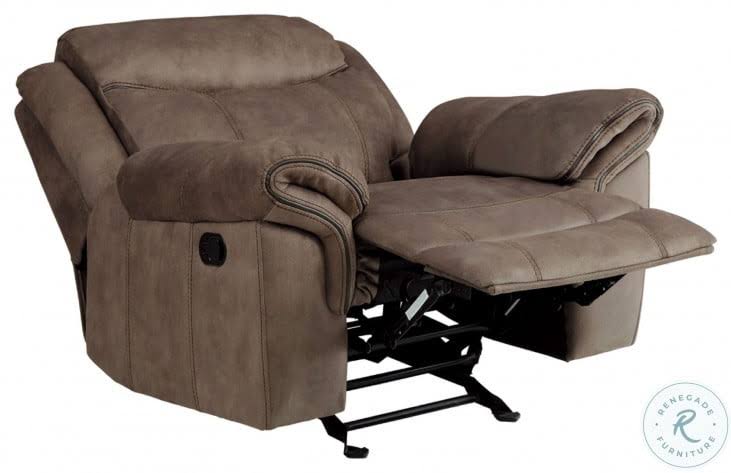 Brown Glider Reclining Chair W7672