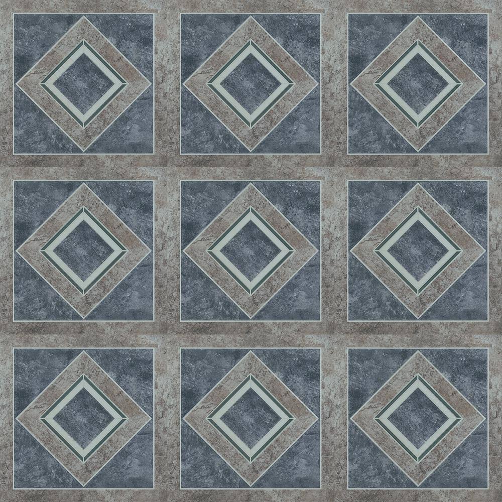 Vinyl Peel & Stick Floor Tile (36 Tiles/36 sq.ft. per CASE) D7040