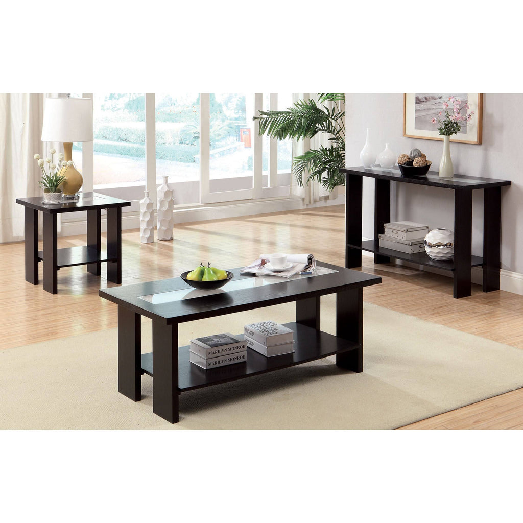 Espresso LED Sofa Table K148