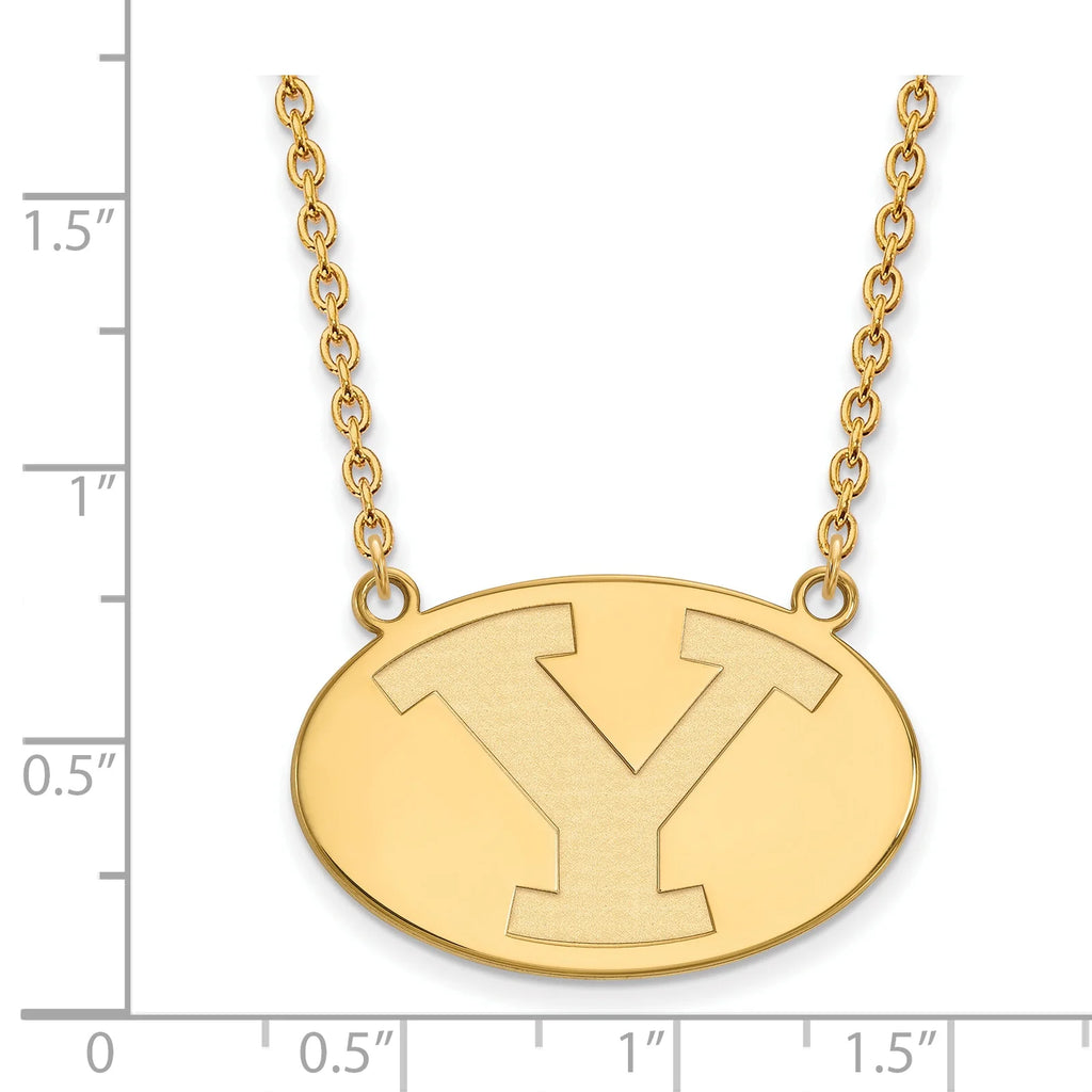 14k Gold Letter Y Pendant 18 inch Necklace W959281