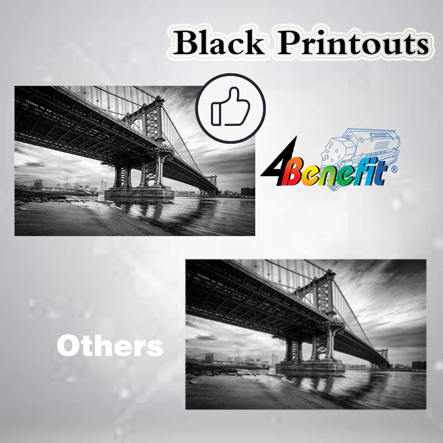 4x Black Toner Cartridge V71121