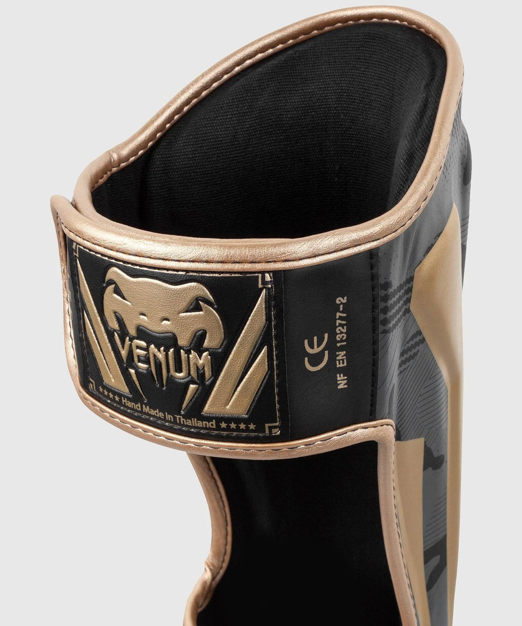 Elite Shin Guards Dark Camo Gold XL S2468