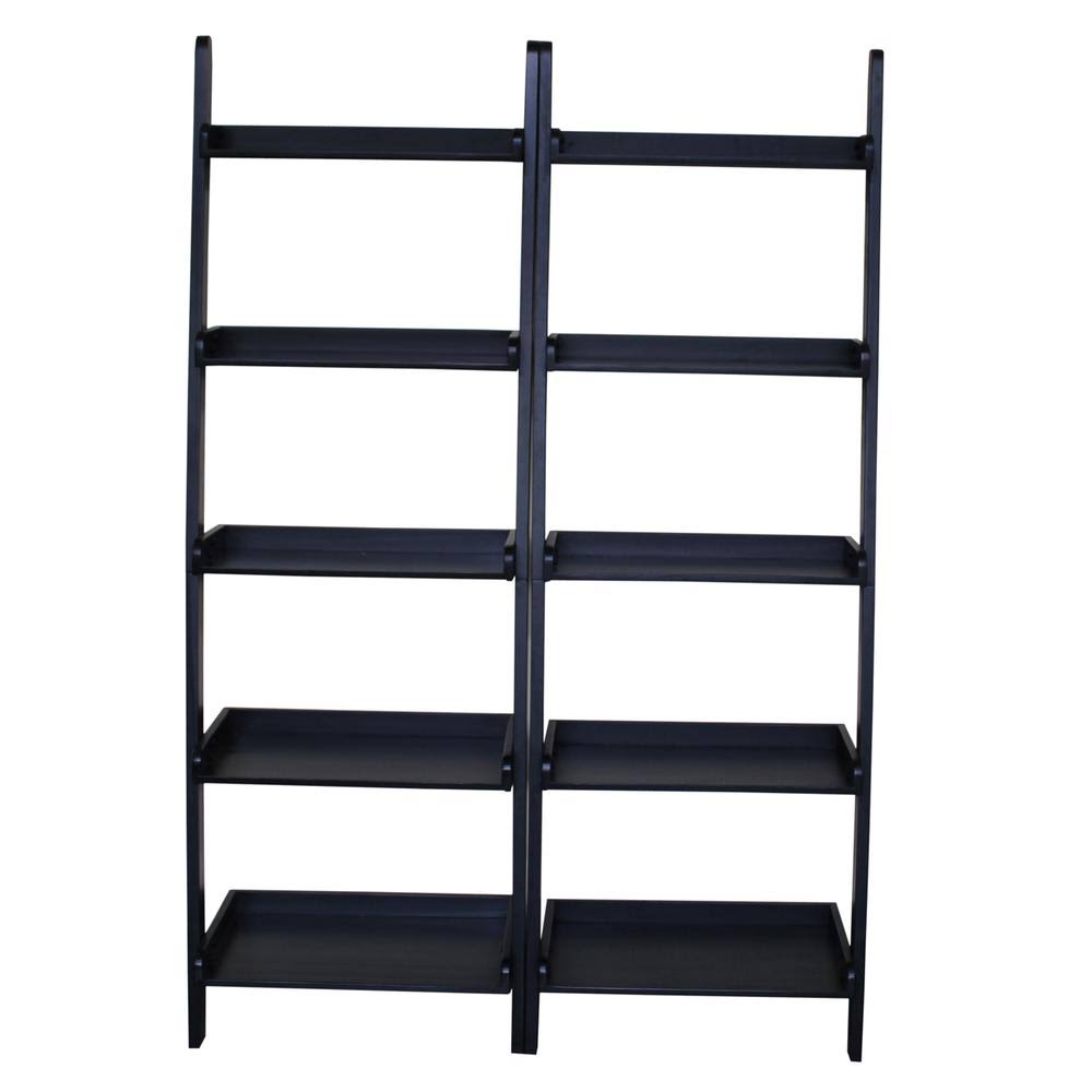 Lean 5-Shelf Unit, Black E1584