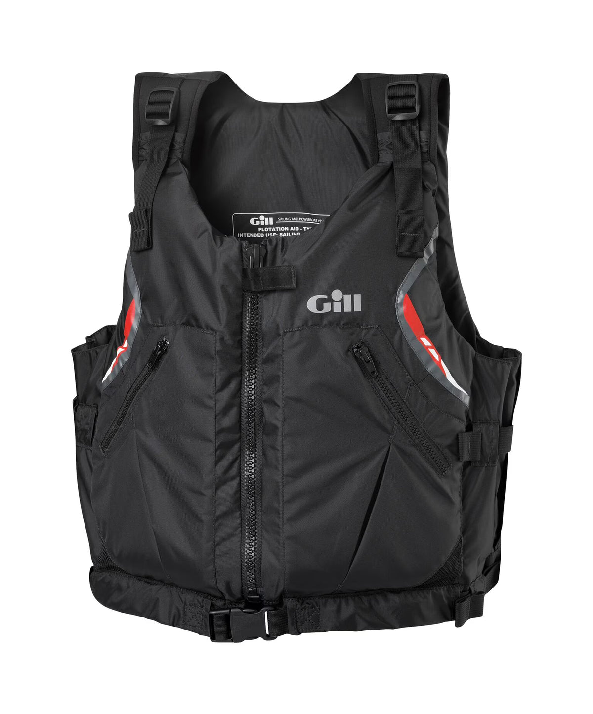 Black Extra Large Front Zip PFD J77037
