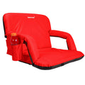 Red Padded Reclining Stadium Seat Chair T36224