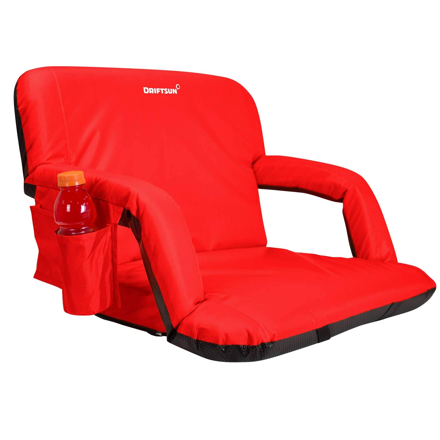 Red Padded Reclining Stadium Seat Chair T36224