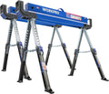 Folding Sawhorse 2-Pack Adjustable Heavy Duty 3000 lbs Load Capacity O375