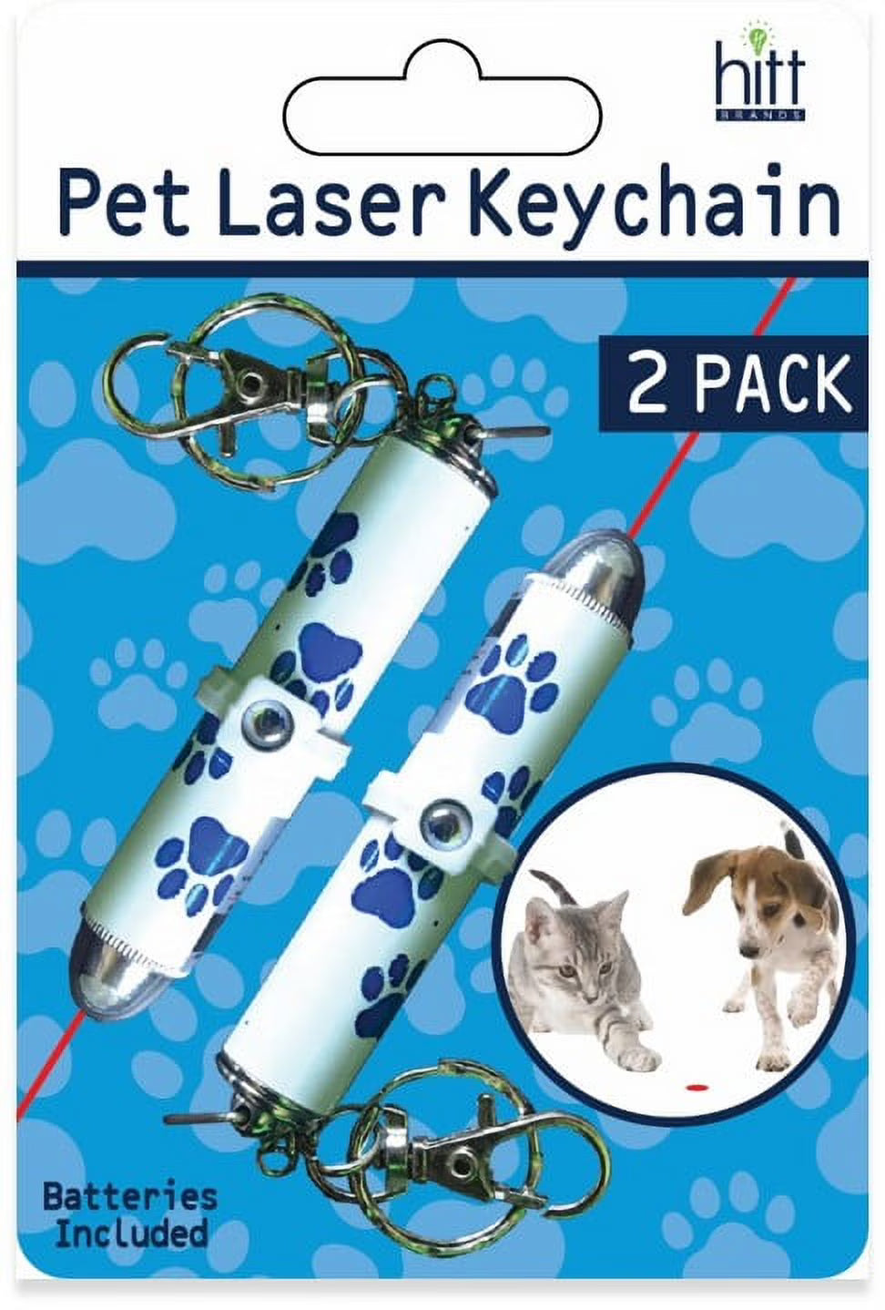 Pet Laser Exerciser Keychain Toy 2 Pack C711