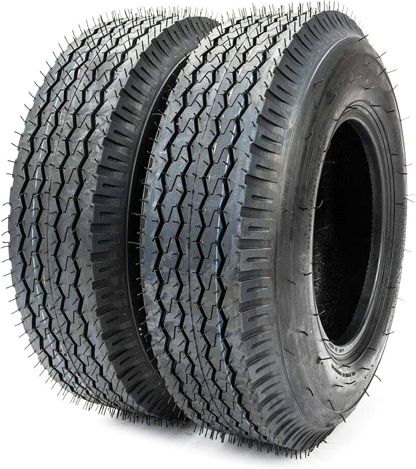2Pcs 4.80-8 Trailer Tires LRB 4PR Tubeless Y12187