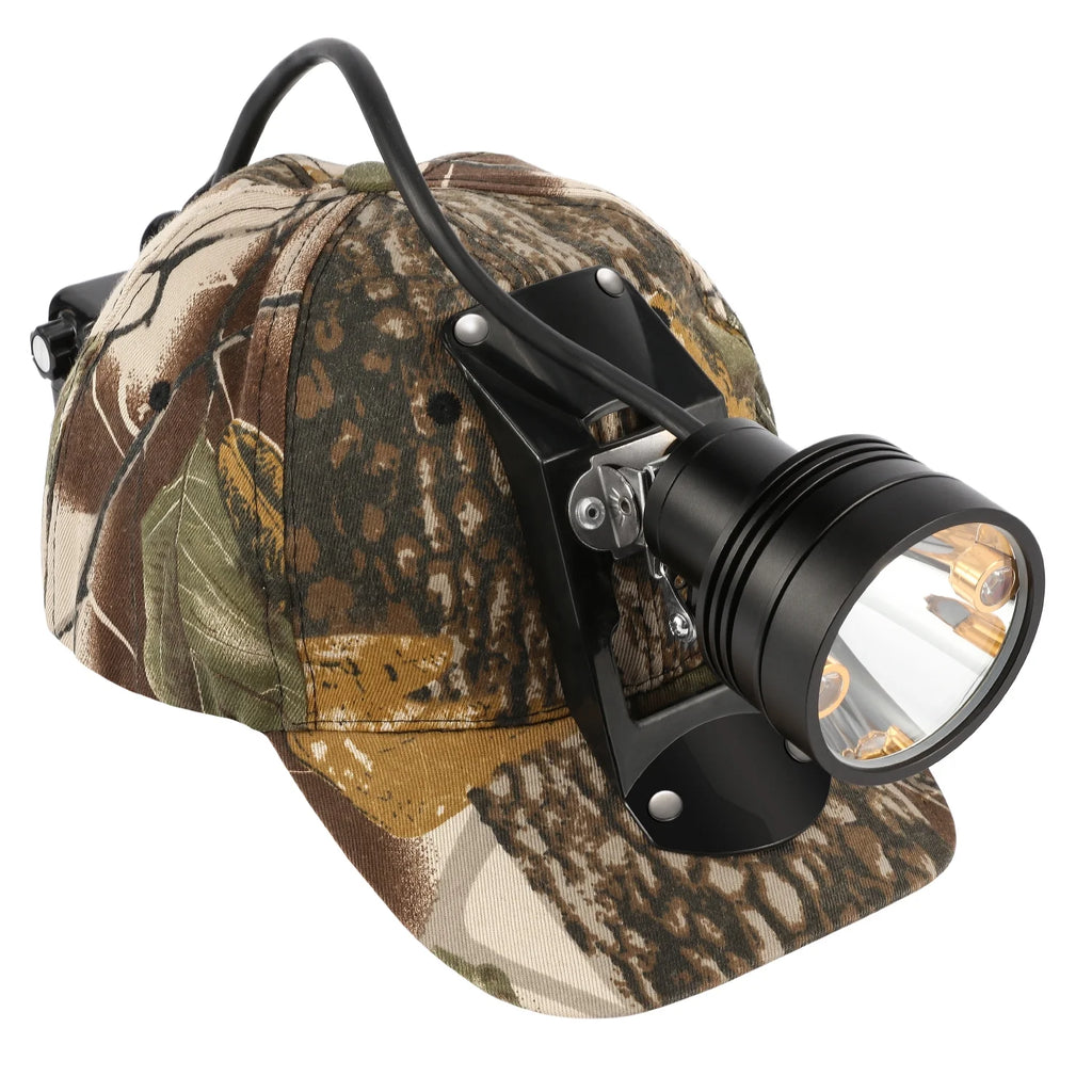 80000 LUX LED Hunting Light with 3 LED Cap Light V975548
