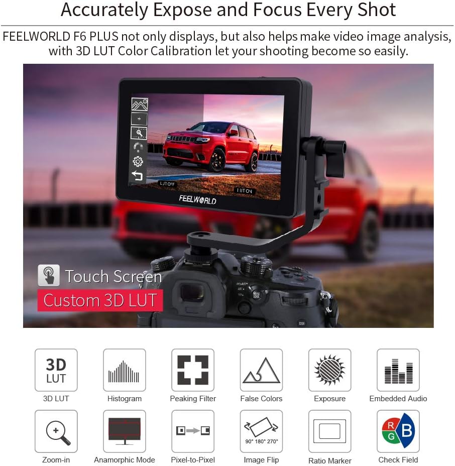 5.5 Inch Touch Screen Field Monitor with 4K HDMI Q558710
