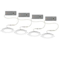 Low Profile 6 in. Canless Integrated LED Recessed Light Trim 900 Lumens Dimmable (4-Pack) M73873