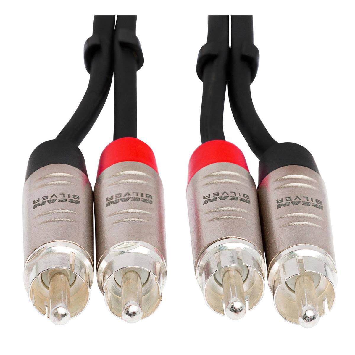 75 Feet Dual REAN RCA Stereo Interconnect F411