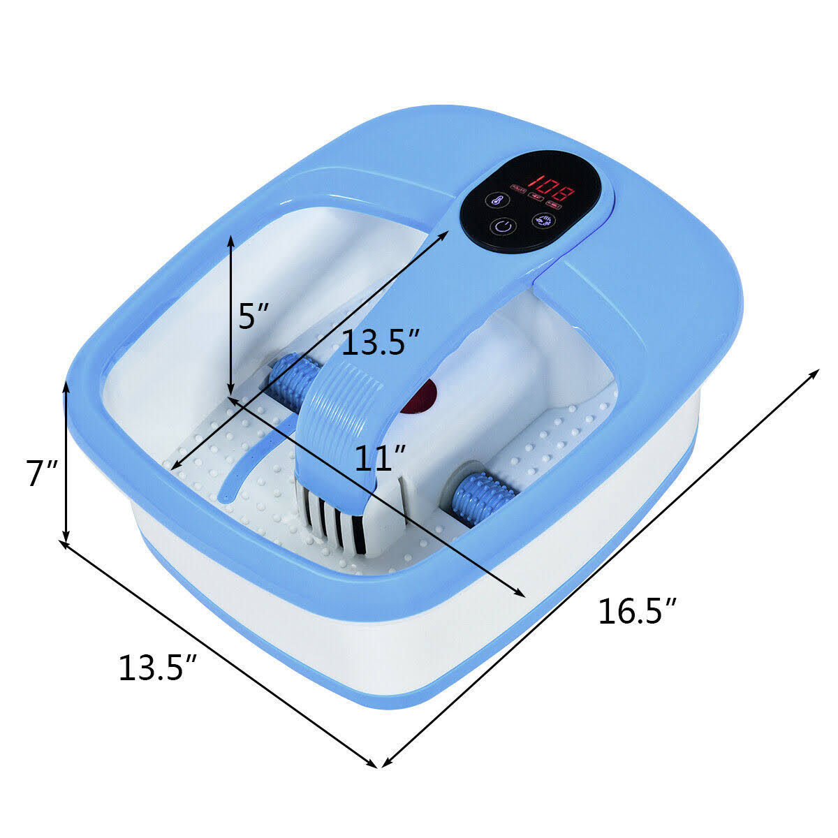 Blue Electric Foot Bath Massager K3033