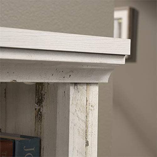 White 3-Shelf Wood Bookcase Z969
