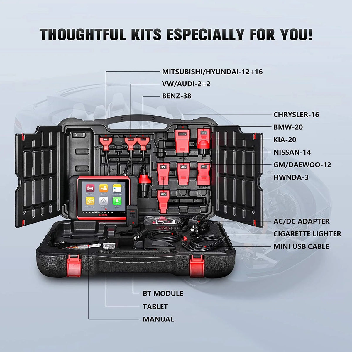 Autel MaxiCOM MK906BT Car Diagnostic Scan Tool B85327