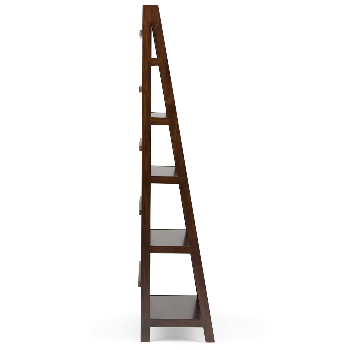 White Solid Wood Bookcase U507