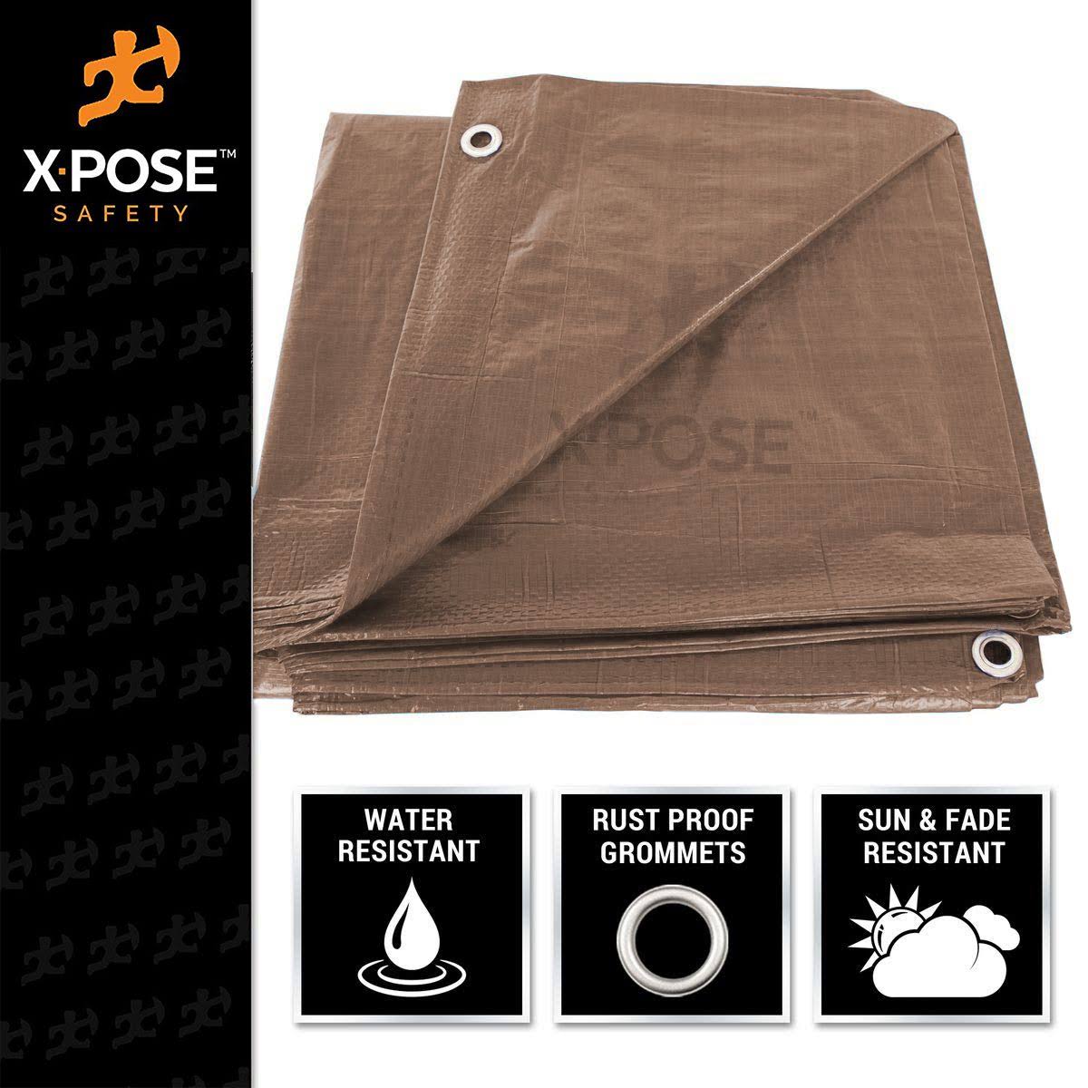 Brown Poly Tarps 12 x 25 - Case of 6 P744413
