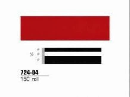Red 1/2 in x 150 ft Striping Tape I47943
