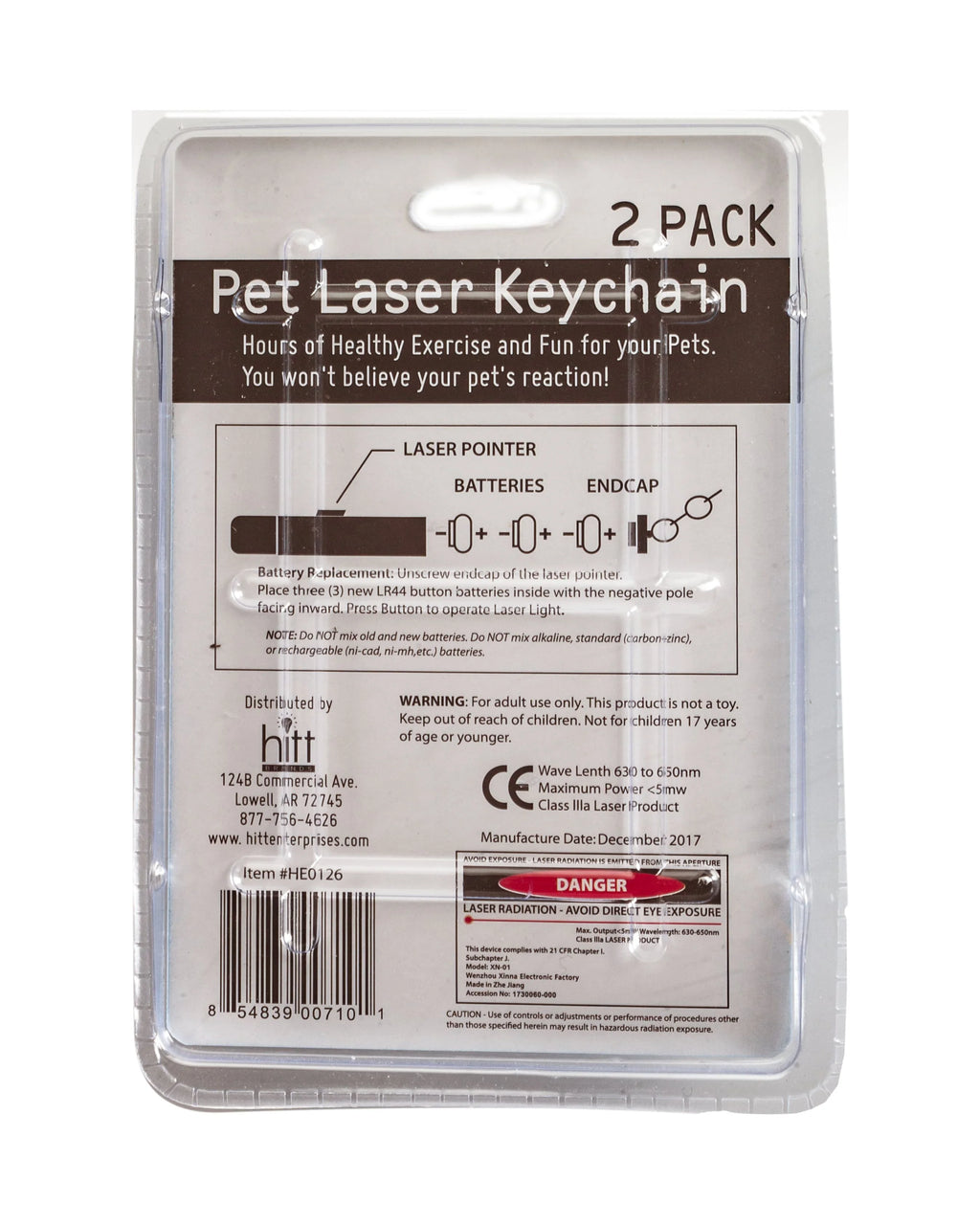 Pet Laser Exerciser Keychain Toy 2 Pack C711