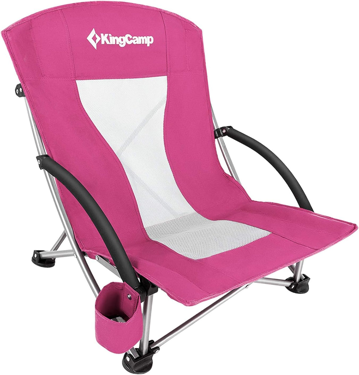 Low Sling Mesh Beach Chair with Carry Bag D730119