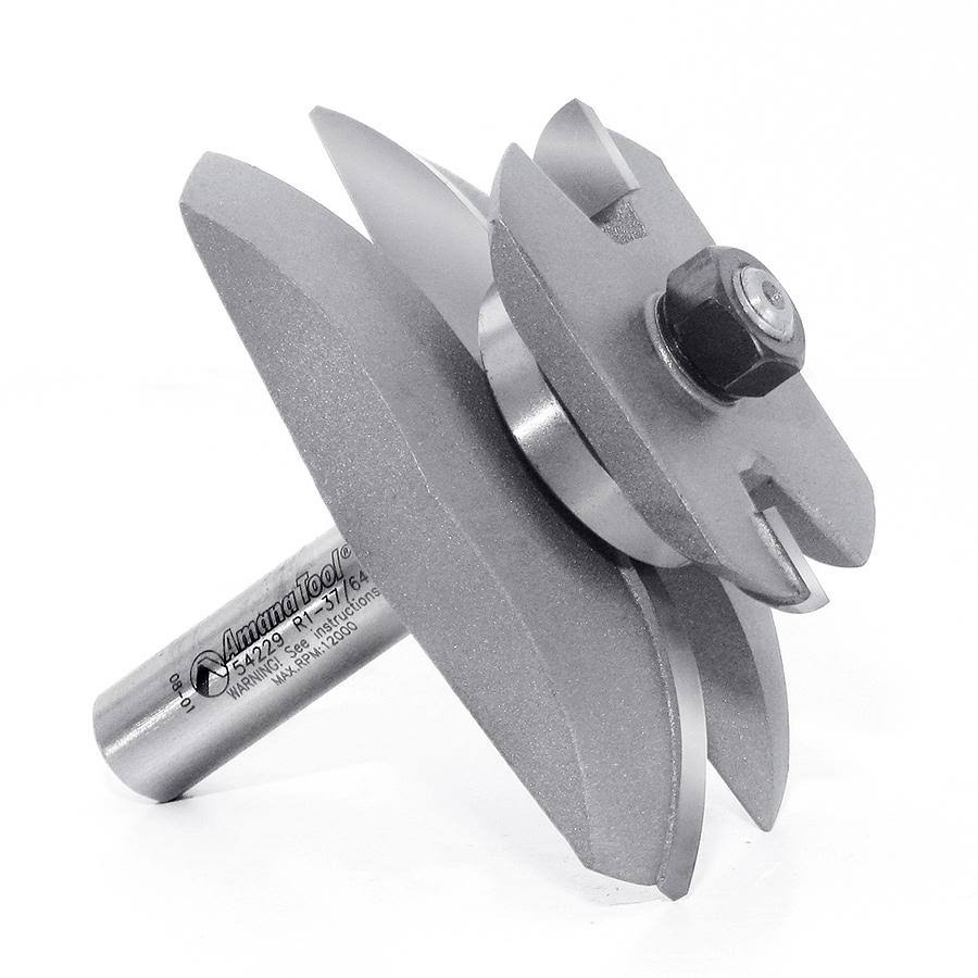 Carbide Tipped Cove Raised Panel w/ Back Cutter 1-9/16 R F250543