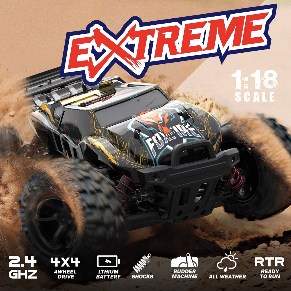 Yellow 1:18 RC Truck 4WD 40km/h R448416