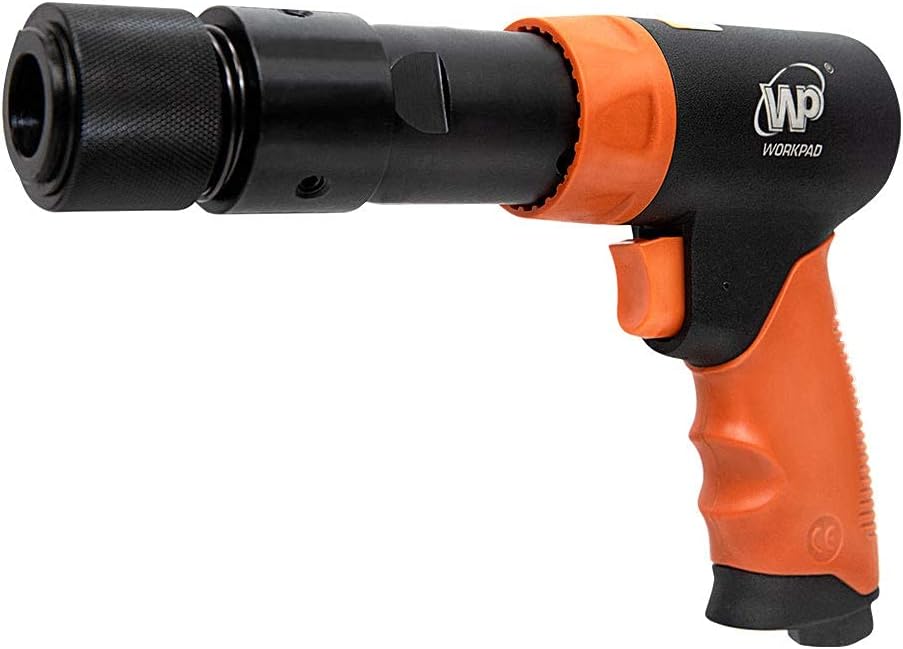 190mm Long Barrel Air Hammer with Quick Change Chisel Retainer and 4-Piece Chisels Set M9229