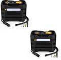 Yellow 2Pcs Portable Car Tire Inflator Air Compressor M8310