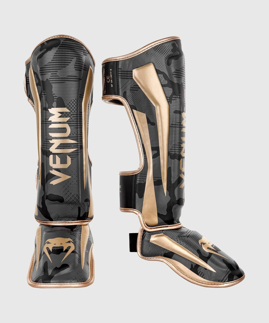 Elite Shin Guards Dark Camo Gold XL S2468