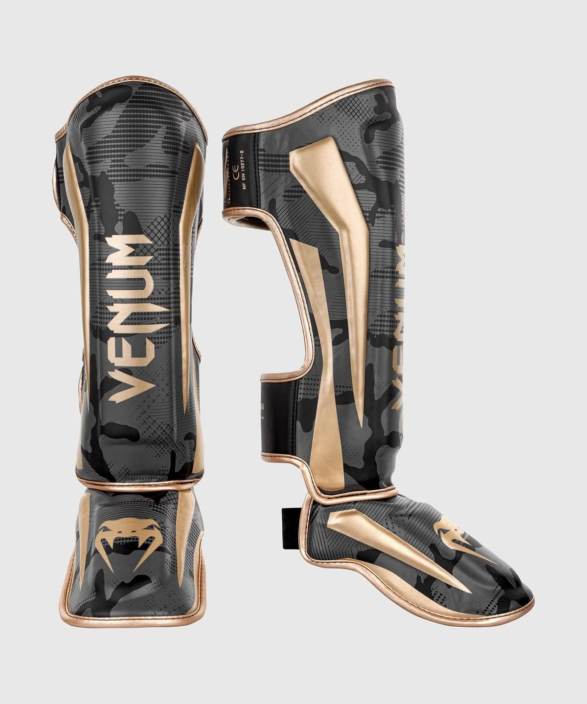 Elite Shin Guards Dark Camo Gold XL S2468