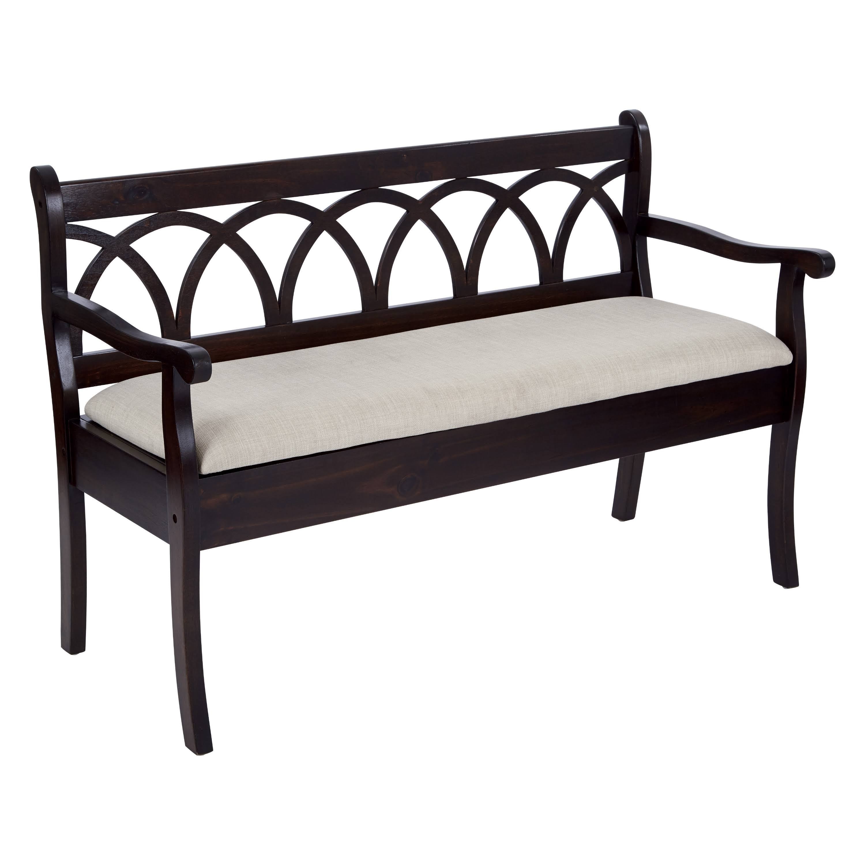 Black Storage Bench E4931