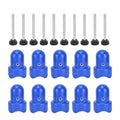 Blue Trampoline Enclosure Pole Cap with Screw M846